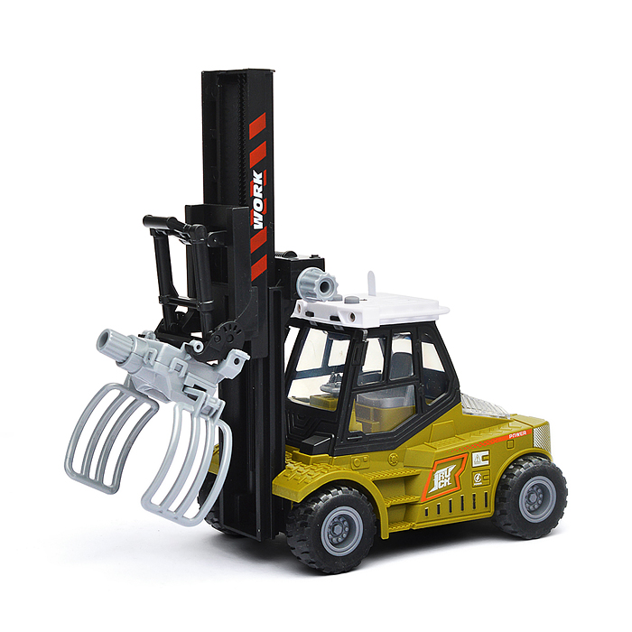 Машина KLX900-60 "Погрузчик" с прицепом (свет, звук) в коробке 