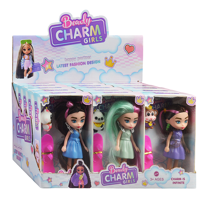 Кукла BB119A-6 "Sharm girl. Виолетта" с питомцем и аксессуарами, в коробке