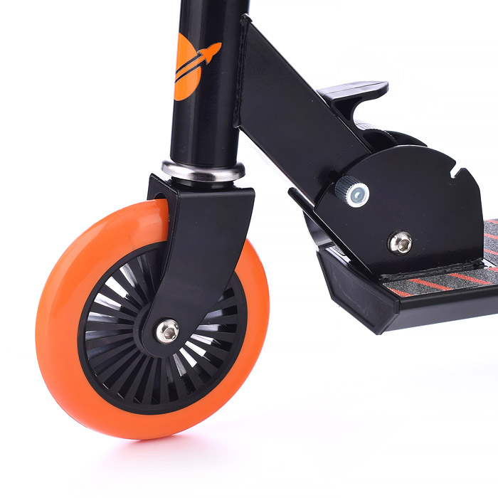 Фото к товару Самокат 2-х колесный ROCKET,колеса PU/ 125 мм,ABEC 7, оранжевый Самокат 2-х колесный ROCKET,колеса PU/ 125 мм,ABEC 7, оранжевый