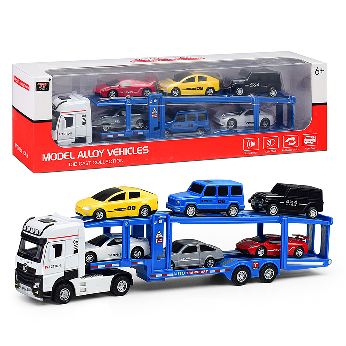 Автовоз 8611B "Транспортная империя" в коробке