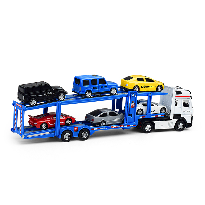 Автовоз 8611B "Транспортная империя" в коробке