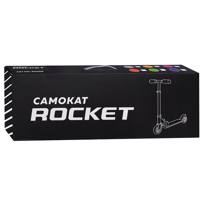 Фото к товару Самокат 2-х колесный ROCKET,колеса PU/ 125 мм,ABEC 7, зеленый Самокат 2-х колесный ROCKET,колеса PU/ 125 мм,ABEC 7, зеленый