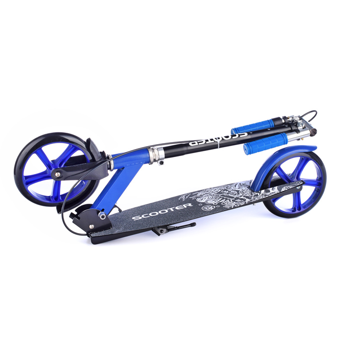 Фото к товару Самокат U038455Y 2-х кол., синий, PU/ 200 мм, ABEC 7, в коробке Самокат U038455Y 2-х кол., синий, PU/ 200 мм, ABEC 7, в коробке