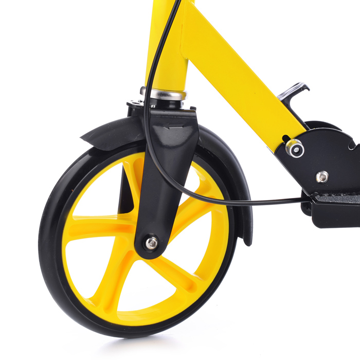 Фото к товару Самокат U038455Y 2-х кол., желтый, PU/ 200 мм, ABEC 7, в коробке Самокат U038455Y 2-х кол., желтый, PU/ 200 мм, ABEC 7, в коробке