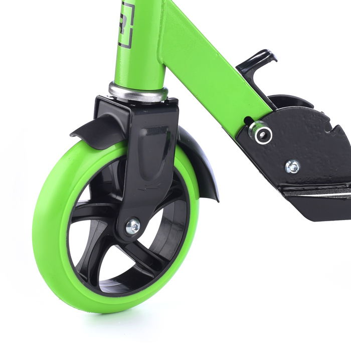 Фото к товару Самокат 2-х колесный ROCKET,колеса PU/ 145 мм,ABEC 7, зеленый Самокат 2-х колесный ROCKET,колеса PU/ 145 мм,ABEC 7, зеленый