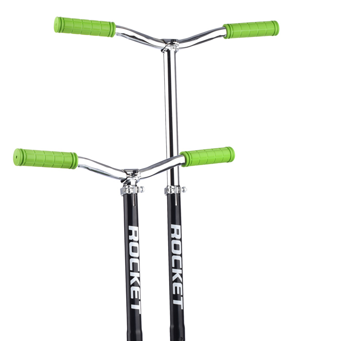 Фото к товару Самокат 2-х колесный ROCKET,колеса PU/ 145 мм,ABEC 7, зеленый Самокат 2-х колесный ROCKET,колеса PU/ 145 мм,ABEC 7, зеленый