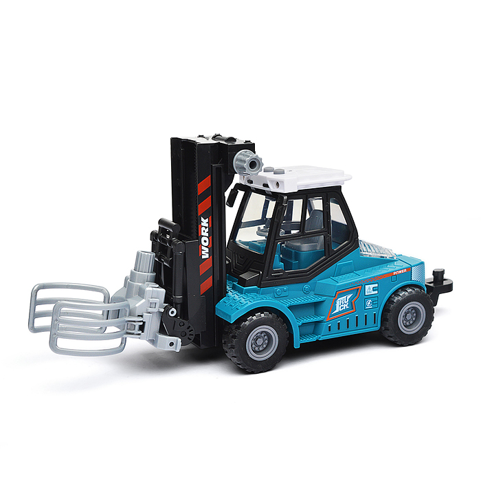 Машина KLX900-57 "Вилочный погрузчик" с автоцистерной (свет, звук) в коробке 