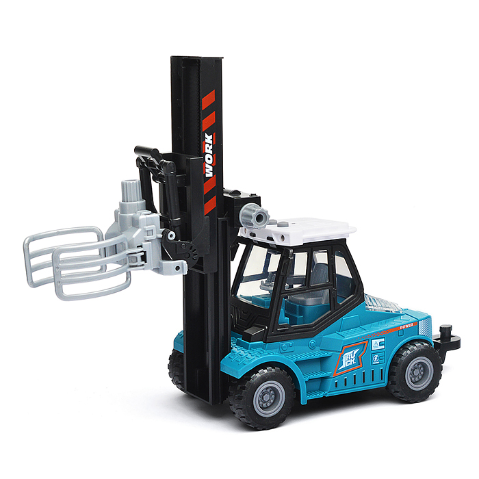 Машина KLX900-57 "Вилочный погрузчик" с автоцистерной (свет, звук) в коробке 