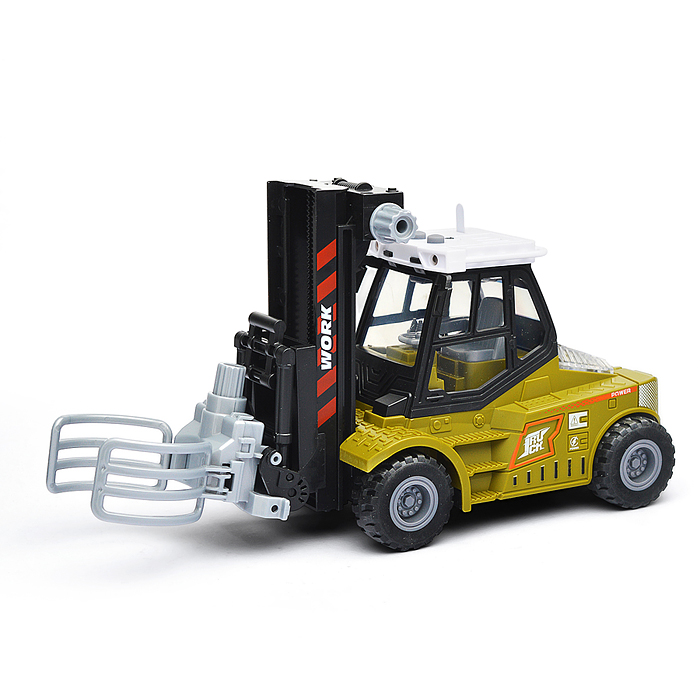 Машина KLX900-57 "Вилочный погрузчик" с автоцистерной (свет, звук) в коробке 