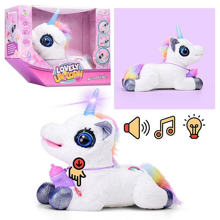 Фото к товару Лошадка 00-7291 "Сказочный единорог" (поет, пьет молоко, издает звуки) в коробке Лошадка 00-7291 "Сказочный единорог" (поет, пьет молоко, издает звуки) в коробке