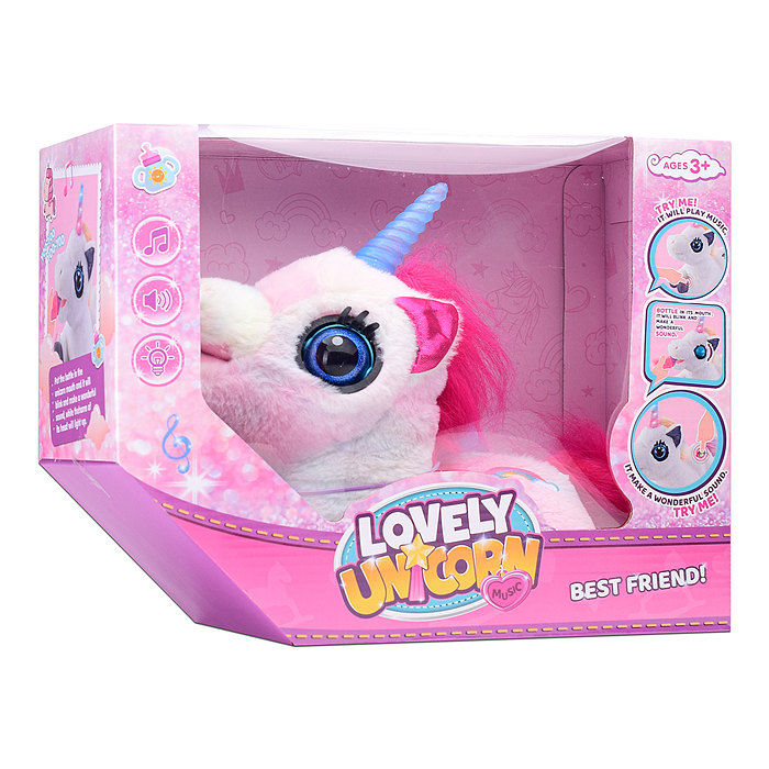 Фото к товару Лошадка 00-7291 "Сказочный единорог" (поет, пьет молоко, издает звуки) в коробке Лошадка 00-7291 "Сказочный единорог" (поет, пьет молоко, издает звуки) в коробке