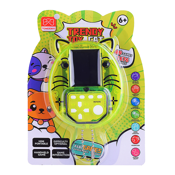 Фото к товару Игра электронная XY9052A "Мой котик" в коробке Игра электронная XY9052A "Мой котик" в коробке