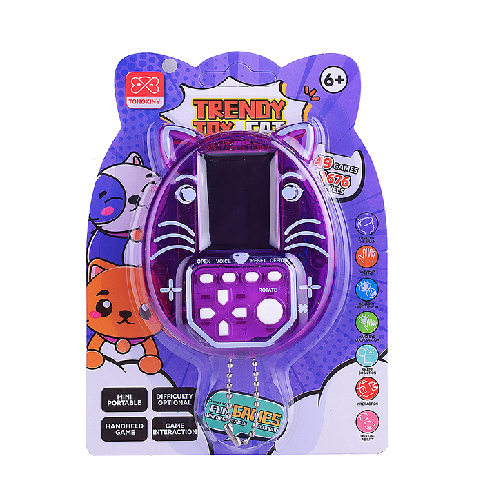 Фото к товару Игра электронная XY9052A "Мой котик" в коробке Игра электронная XY9052A "Мой котик" в коробке