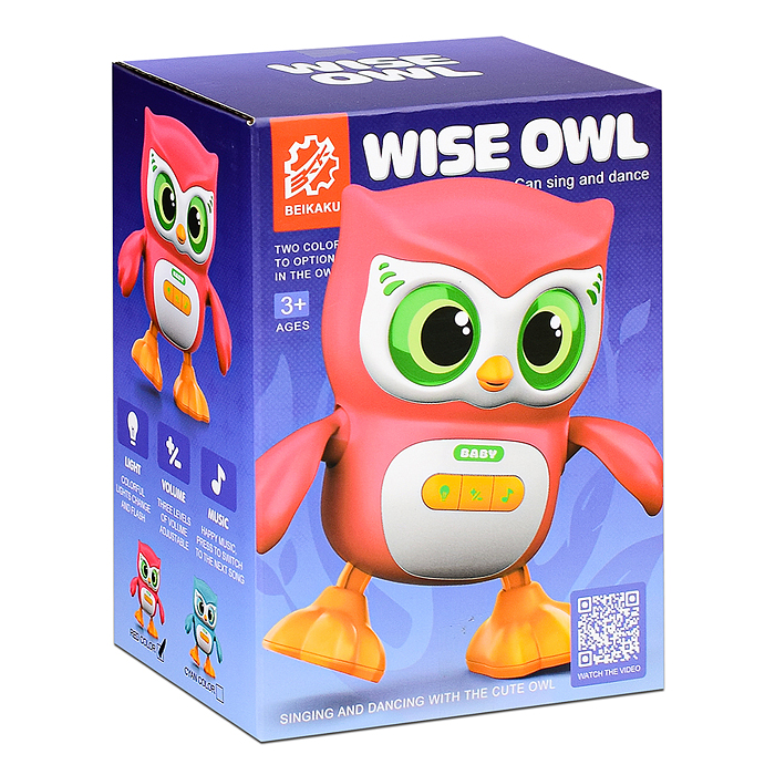 Фото к товару Интерактивная игрушка S-004A "Сова" в коробке Интерактивная игрушка S-004A "Сова" в коробке