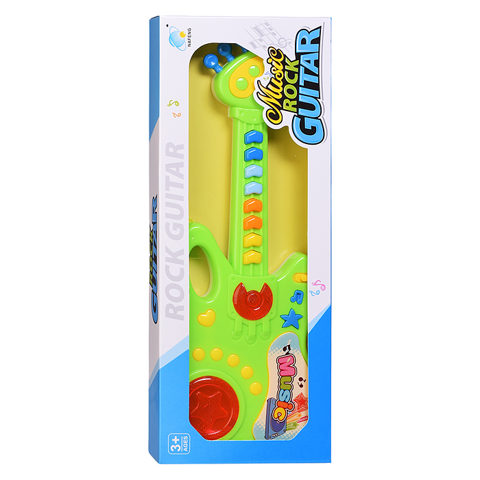 Фото к товару Гитара 662G "Мульти музыка" в коробке Гитара 662G "Мульти музыка" в коробке