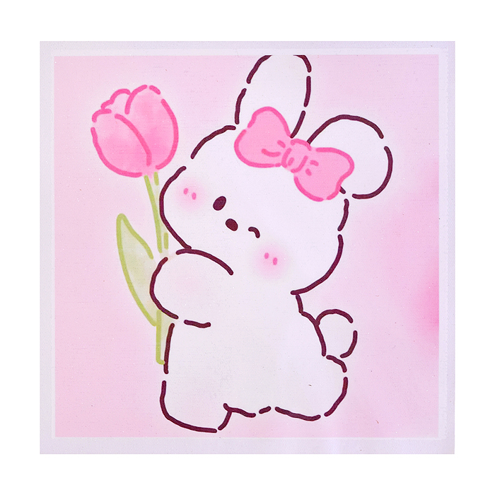 Фото к товару Набор творческая мастерская 00-6796 "Зайка с тюльпаном" 22*22 см Набор творческая мастерская 00-6796 "Зайка с тюльпаном" 22*22 см