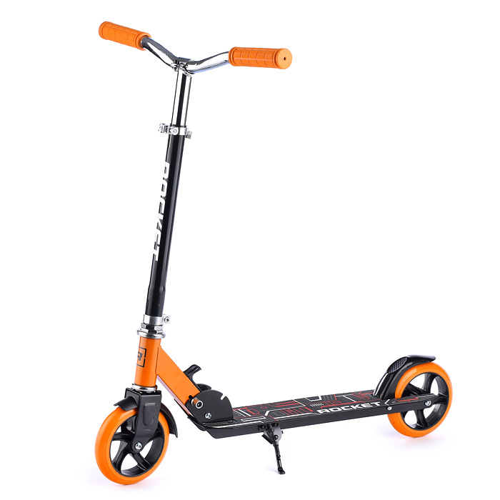 Фото к товару Самокат 2-х колесный ROCKET,колеса PU/ 145 мм,ABEC 7, оранжевый Самокат 2-х колесный ROCKET,колеса PU/ 145 мм,ABEC 7, оранжевый