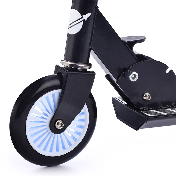 Фото к товару Самокат 2-х колесный ROCKET,колеса PU/ 125 мм,ABEC 7, черный Самокат 2-х колесный ROCKET,колеса PU/ 125 мм,ABEC 7, черный