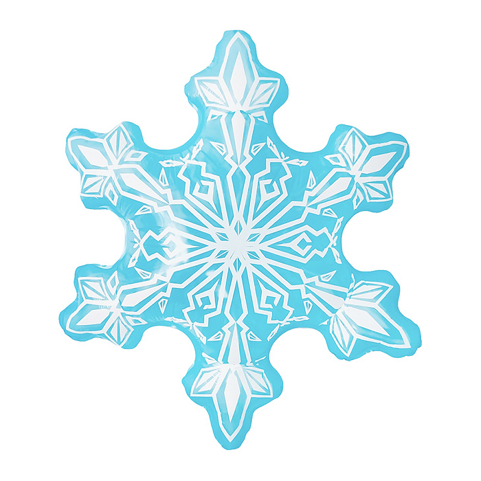 Шар (38''/97 см) Фигура, Снежинка, Голубой, 1 шт. в уп. Шар (38''/97 см) Фигура, Снежинка, Голубой, 1 шт. в уп.