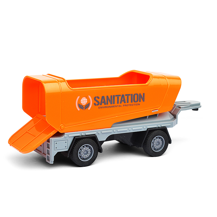 Машина KLX800-269 "Трейлер с прицепом" (свет, звук) в коробке