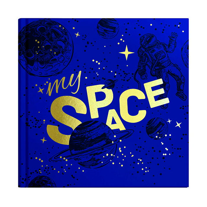 Записная книжка 80л. А6 "Невесомость" 105х105 мм, твёрдый переплёт, полноцветна