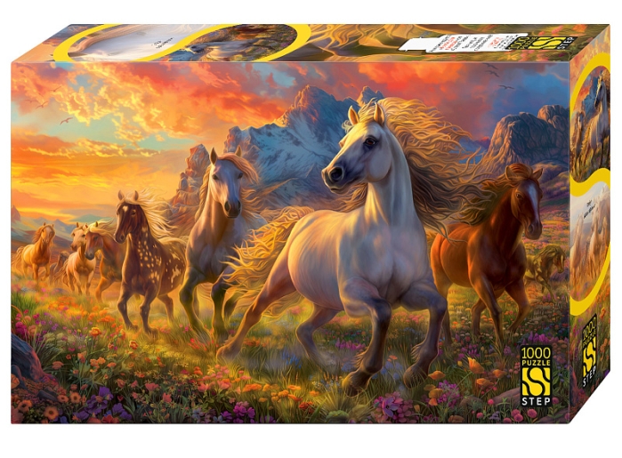 Пазлы 1000 "Табун"