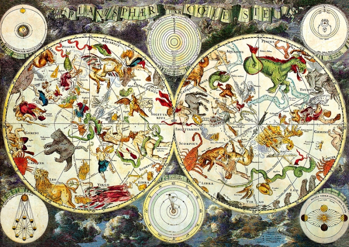 Пазлы 1000 "Небесная планисфера. 1680" Пазлы 1000 "Небесная планисфера. 1680"