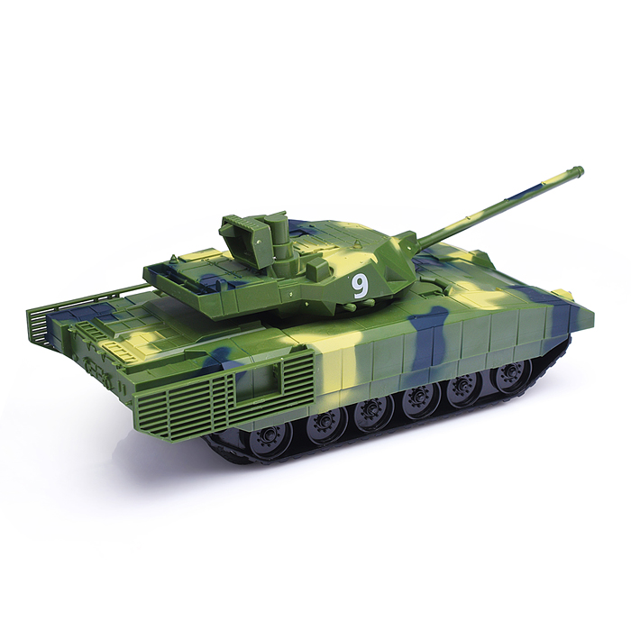Танк р/у "Т-14" армата 23 см, свет, камуф, кор. 