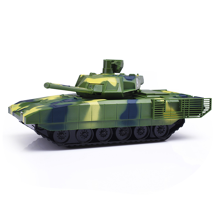 Танк р/у "Т-14" армата 23 см, свет, камуф, кор. 