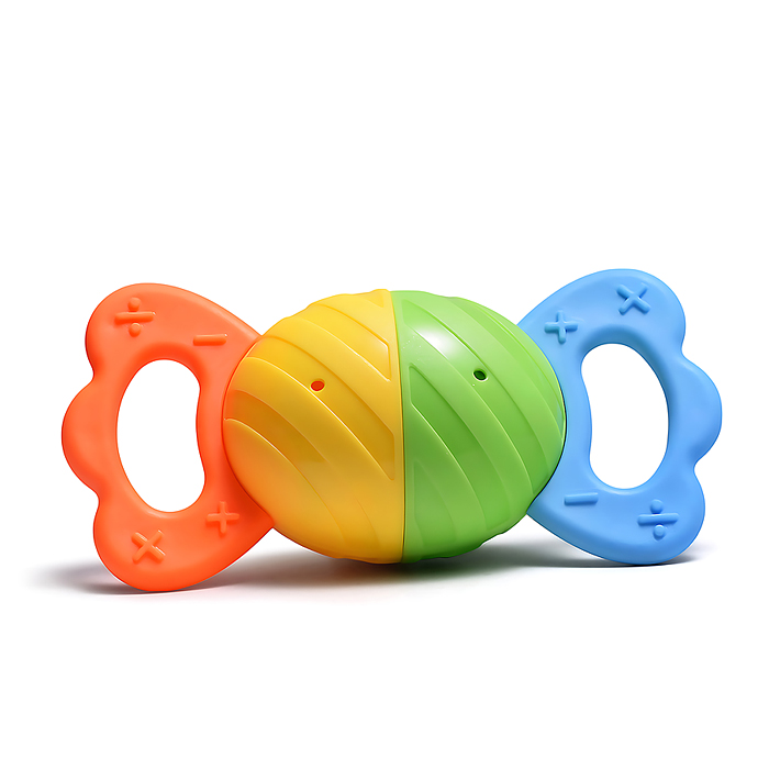 Набор погремушек Y0111 "Оленёнок, конфетка, цыплёнок" в пакете