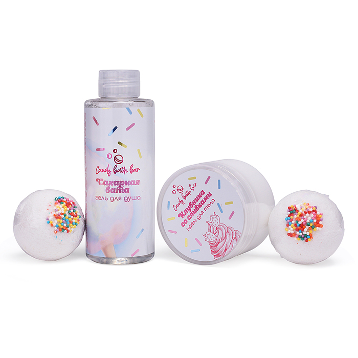 Набор "Candy bath bar" 370г Сахарные облака