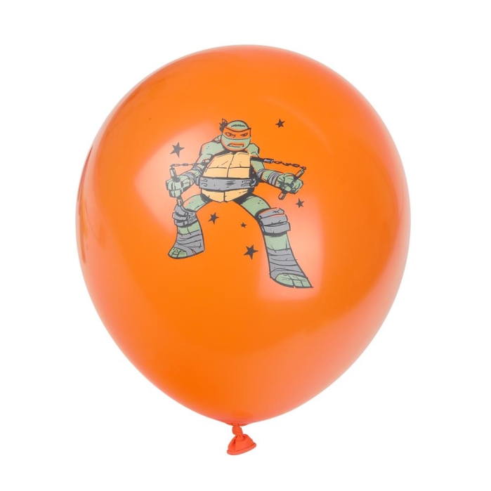 Фото к товару Латексные шары - набор 5 шт. "Черепашки нидзя" цветное Латексные шары - набор 5 шт. "Черепашки нидзя" цветное