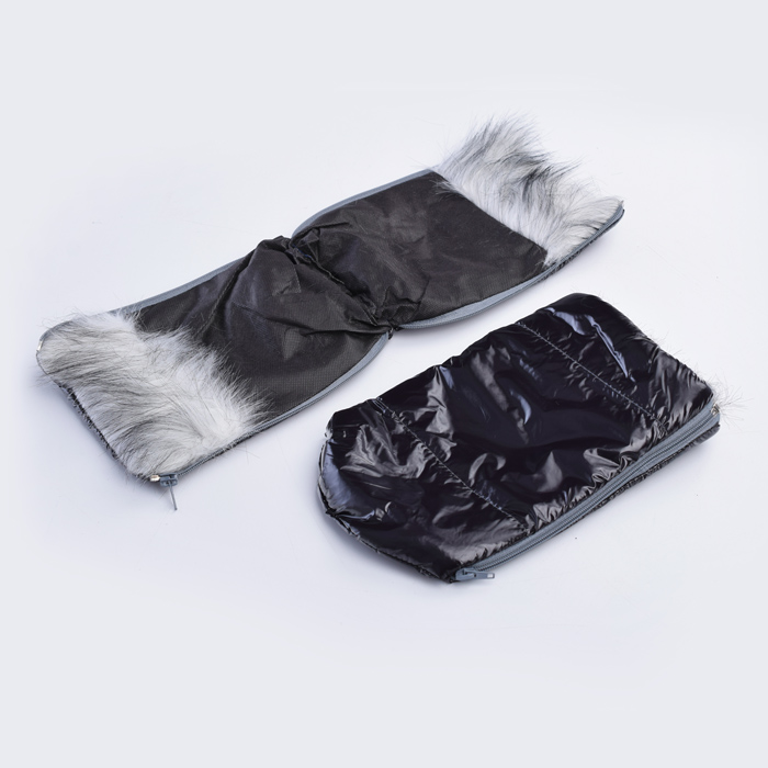 Санки-коляска "NOVA" (серебро)