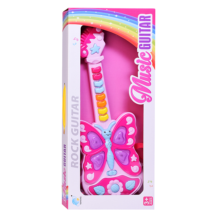 Гитара 663Q "Бабочка" в коробке