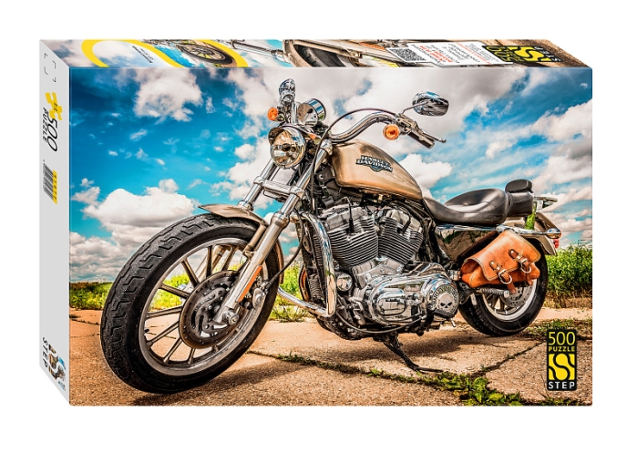 Пазлы 500 "Мотоцикл-легенда"