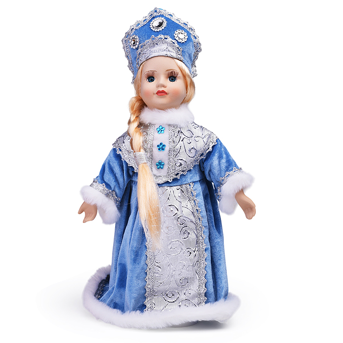 Фото к товару Кукла декоративная Снегурочка, на опоре, тело, руки и ноги-мягконабивные, голова и кисти-керамически Кукла декоративная Снегурочка, на опоре, тело, руки и ноги-мягконабивные, голова и кисти-керамически