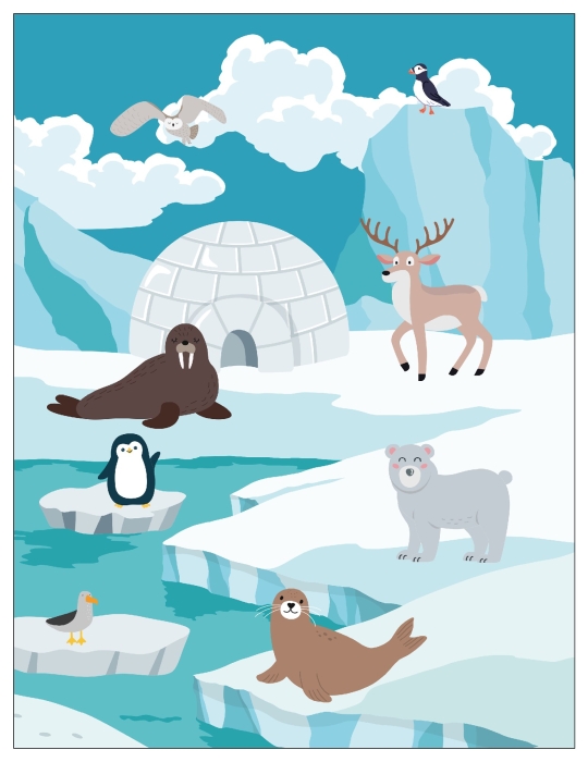 Веселые наклейки. Мамы и малыши