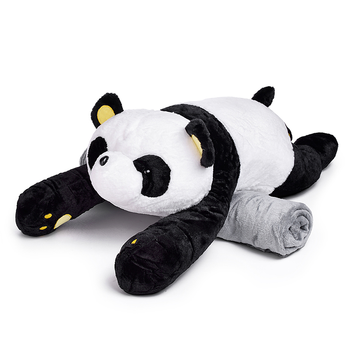 Мягкая игрушка "Медведь" М1567 с пледом (110х160)