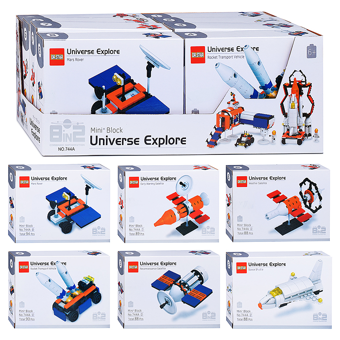 Конструктор 744A "Космические разработки" в коробке Конструктор 744A "Космические разработки" в коробке