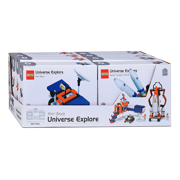 Фото к товару Конструктор 744A "Космические разработки" в коробке Конструктор 744A "Космические разработки" в коробке
