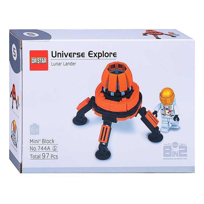 Фото к товару Конструктор 744A "Космические разработки" в коробке Конструктор 744A "Космические разработки" в коробке