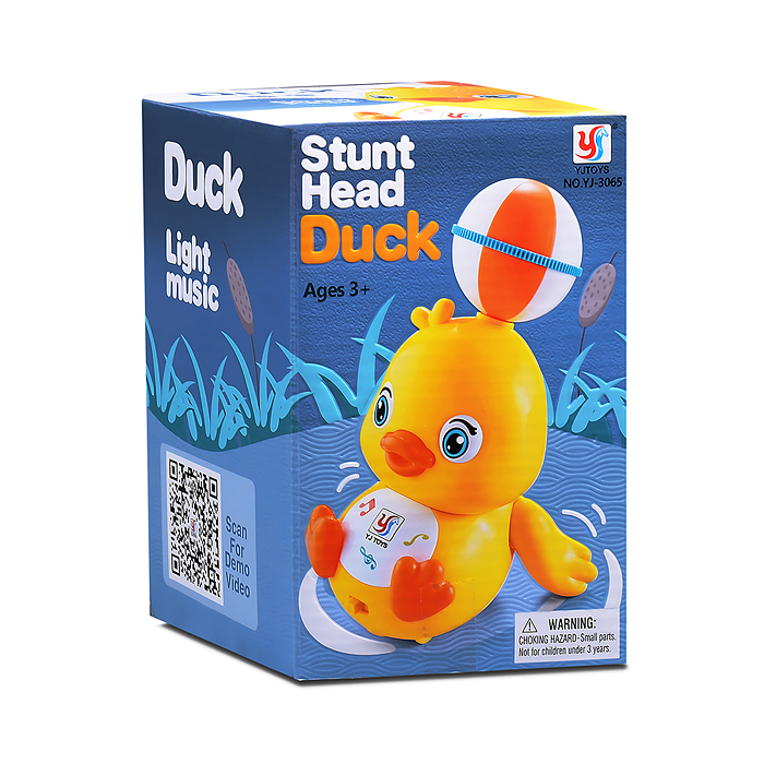 Интерактивная игрушка YJ-3065 "Утенок" в коробке