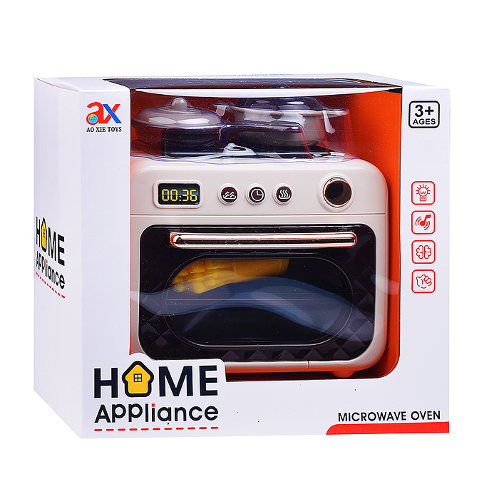 Фото к товару Бытовая техника 6902A "Микроволновая печь" в коробке Бытовая техника 6902A "Микроволновая печь" в коробке