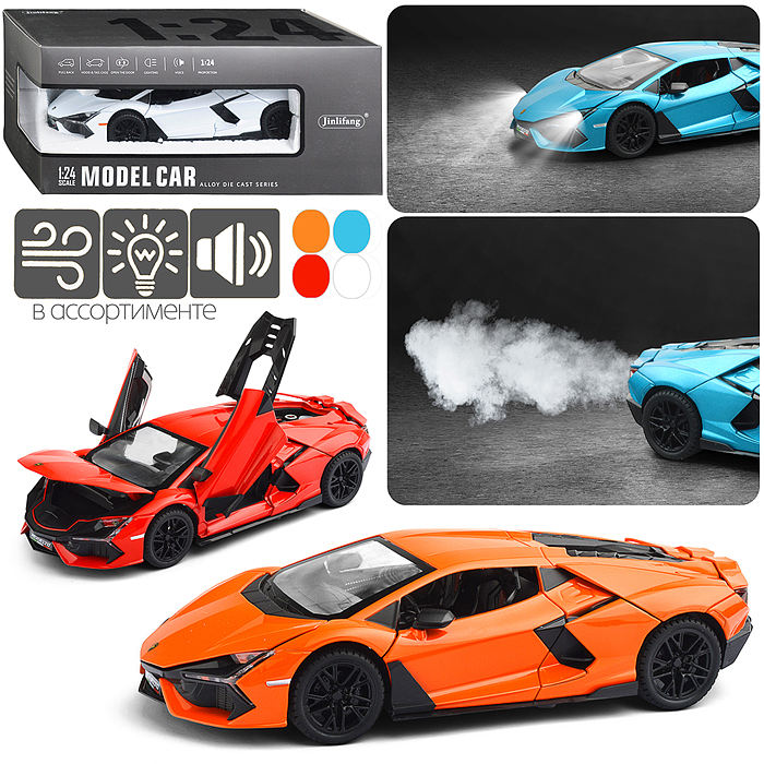 Машина 1901-390P "Супер гонка" (свет, звук, дым) в коробке Машина 1901-390P "Супер гонка" (свет, звук, дым) в коробке