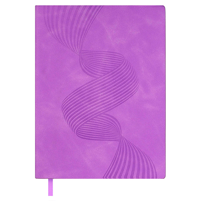 Ежедневник недатированный Escalada, А6+, 160 л., Бейбискин сиреневый 