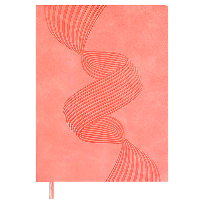 Ежедневник недатированный Escalada, А6+, 160 л., Бейбискин розовый 