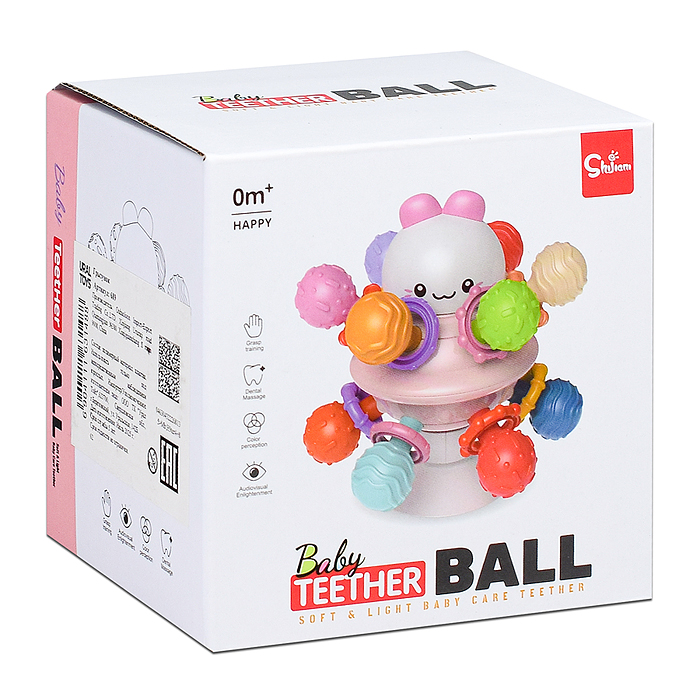 Игрушка грызунок 689 "Шар" в коробке