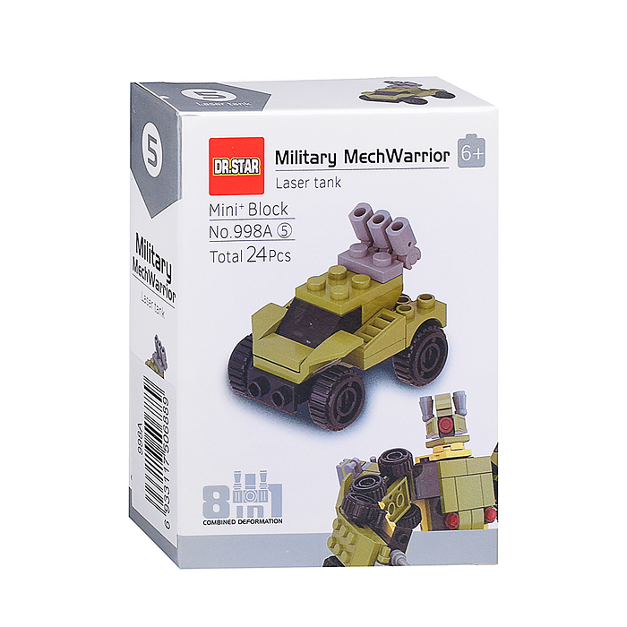 Фото к товару Конструктор 998A "Военный робот" в коробке Конструктор 998A "Военный робот" в коробке
