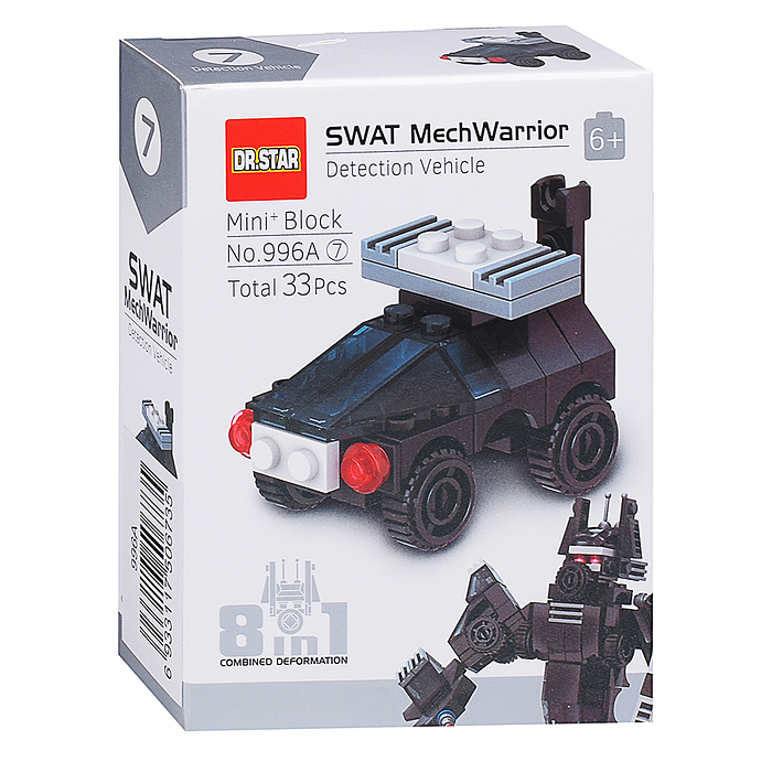 Конструктор 996A "Робот собровец" в коробке