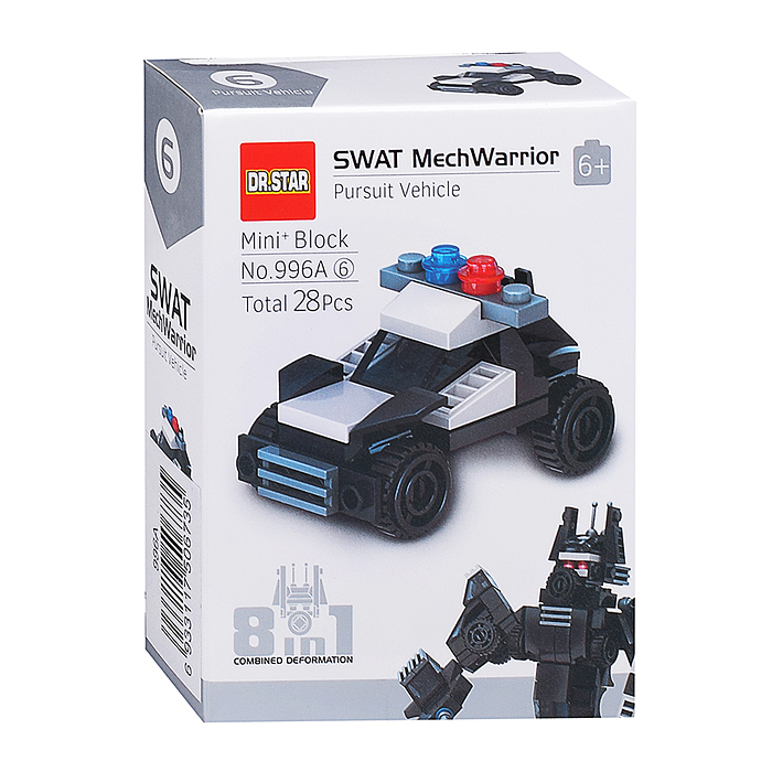Конструктор 996A "Робот собровец" в коробке